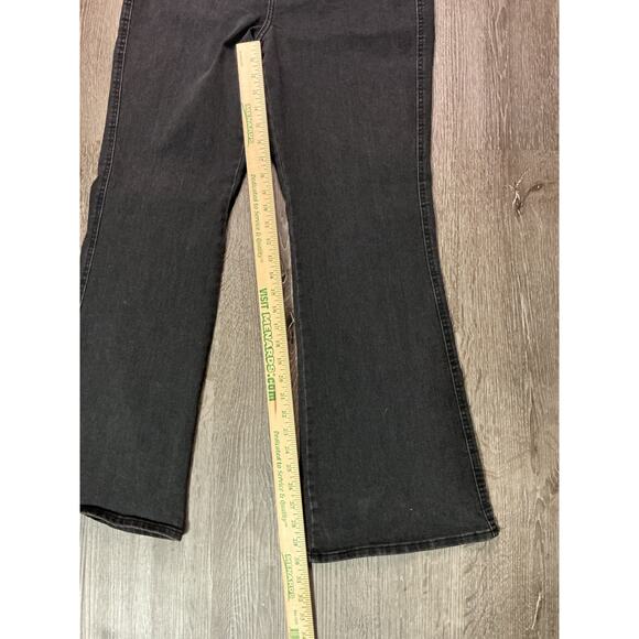 Levi Signature Heritage High-Rise Flare Black Jeans Size 10 - Picture 2 of 8